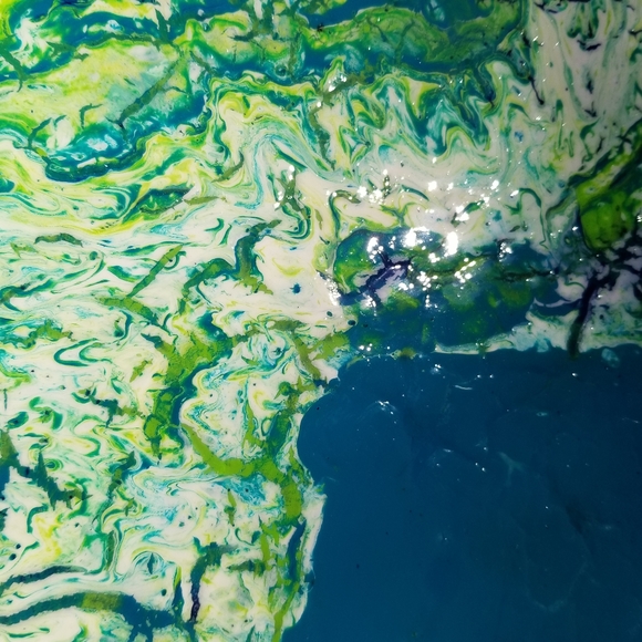 12"x12" Handmade paint pour - Picture 6 of 8